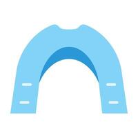 Dental Mouth Guard Icon Design vector