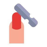 Nail File Icon Design vector