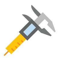 Digital Caliper Icon Design vector