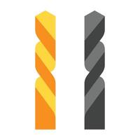Drill Bits Icon Design vector