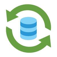 Backup Icon Design vector