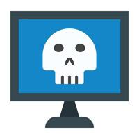 Cyber Attack Icon Design vector