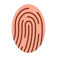 Fingerprint Icon Design vector