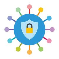 Network Security Icon Design vector