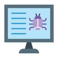 Malware Icon Design vector