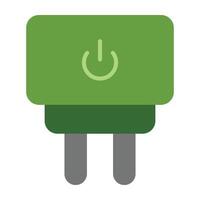 Smart Plug Icon Design vector