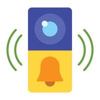 Doorbell Icon Design vector