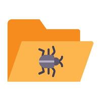 Bug Problem Icon Design vector