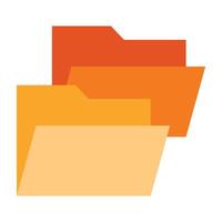Duplicate Folder Icon Design vector