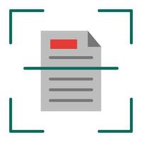 Scan Icon Design vector