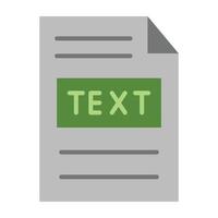 Text File Icon Design vector