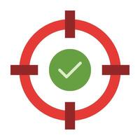 Target Icon Design vector