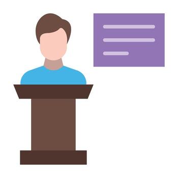 diseño de icono de presentación vector