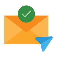 Send Mail Icon Design vector