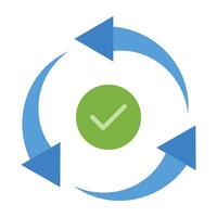 Refresh Icon Design vector