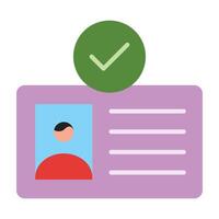 Identity Icon Design vector