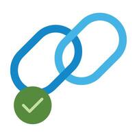 Hyperlink Icon Design vector