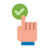 Button Icon Design vector