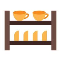 Dish Rack Icon Design vector