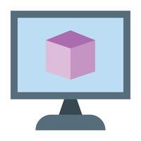 Virtual Machine Icon Design vector