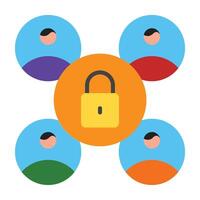 Security Group Icon Design vector