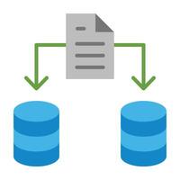 Redundancy Icon Design vector