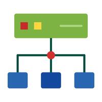 Proxy Server Icon Design vector