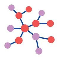 Network Topology Icon Design vector