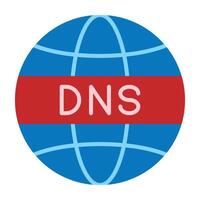 DNS Icon Design vector