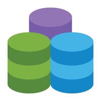 Database Icon Design vector