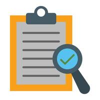 Audit Log Icon Design vector