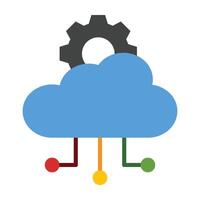 API Integration Icon Design vector