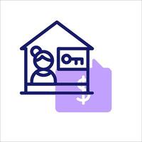 Home loan illustration vector