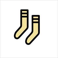 A pair of socks icon on a white background vector