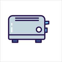 Toaster icon illustration vector