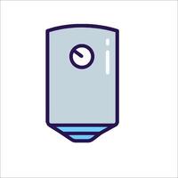 A water heater icon on a white background vector