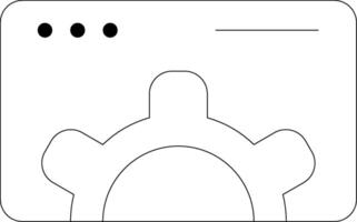 Web Optimization Line Icon vector