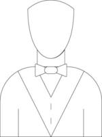 Crouper Line Icon vector