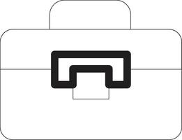 Briefcase Line Icon vector