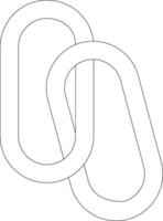 Link Building Line Icon vector