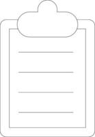 Report Line Icon vector
