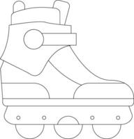 Roller Line Icon vector