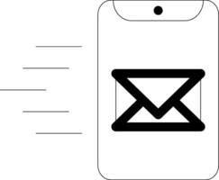 Email Marketing Line Icon vector