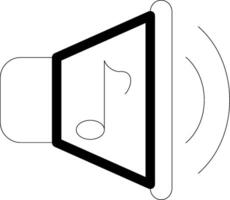 Sound Line Icon vector