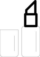 Lipstick Line Icon vector