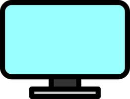 Lcd Line Filled Icon vector