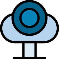 Web Camera Line Icon vector