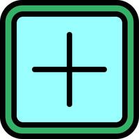 Plus Line Icon vector