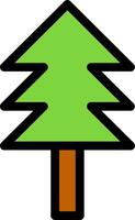 Trees Line Icon vector