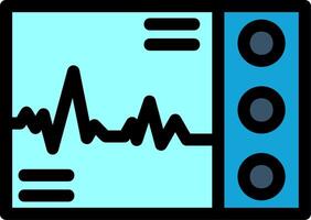 Ecg Line Icon vector